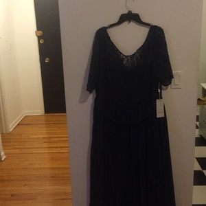 Long Navy Blue Formal/ Bridesmaid Dress